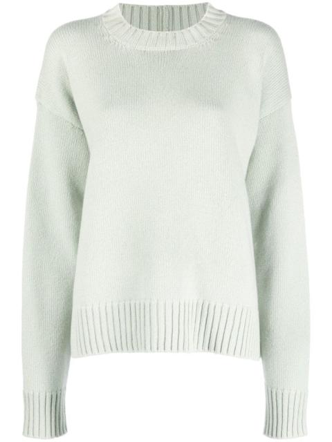 fine knit cotton-cashmere jumper