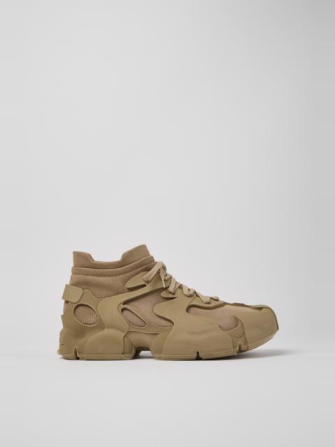 Beige Caged Sneakers