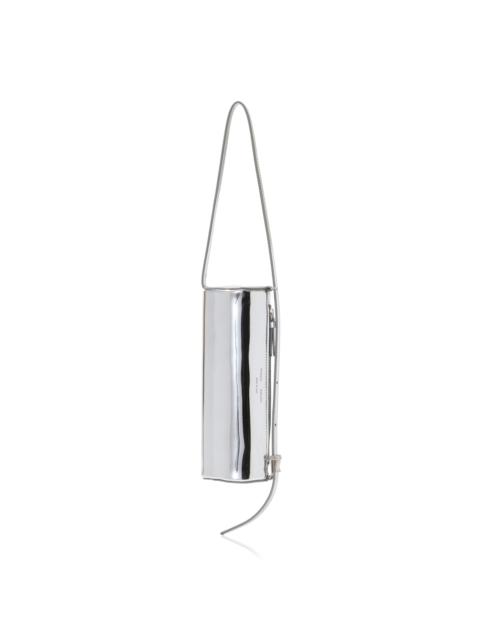 Silo Soft Mirrored Fabric Shoulder Bag silver