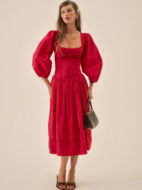 Betsy Bow Midi Dress