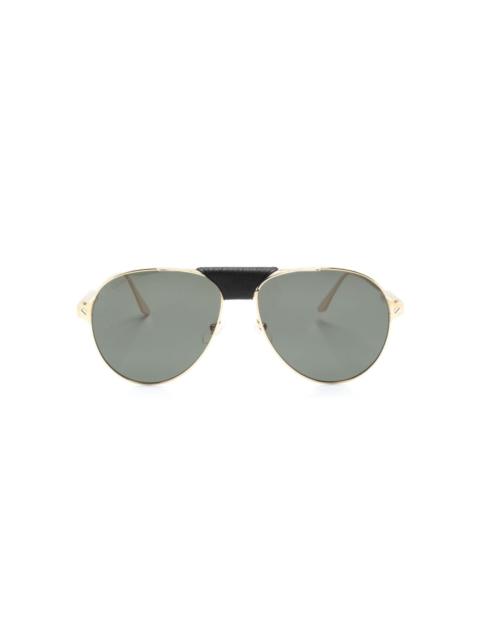 Santos de Cartier pilot sunglasses
