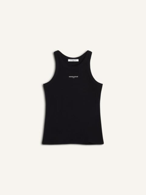 MAISON KITSUNE PARIS RIBBED TANK TOP