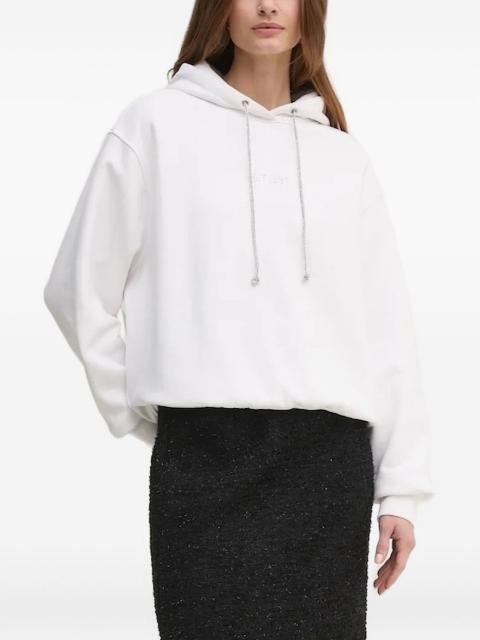 rhinestone-embellished hoodie