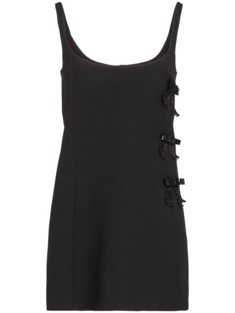 bow detailing short dress