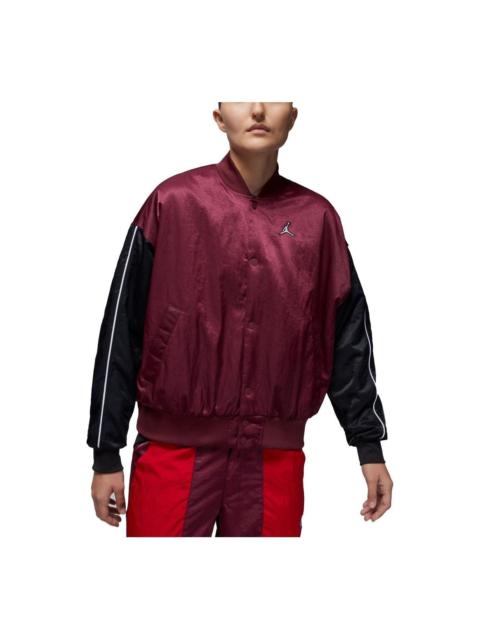 (WMNS) Air Jordan Flight Renegade Jacket 'Cherrywood Red' DV1414-645