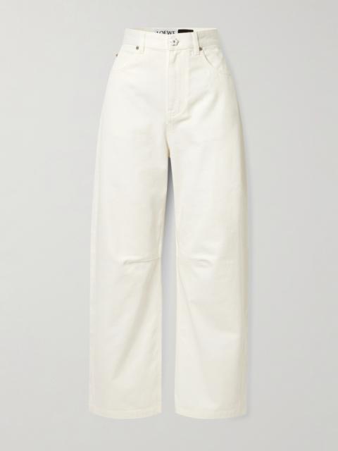 + Paula's Ibiza Paneled Embellished Mid-rise Barrel-leg Jeans