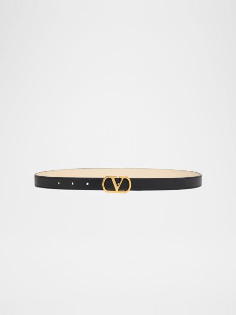 VLogo Signature Reversible Calfskin Belt, 20mm