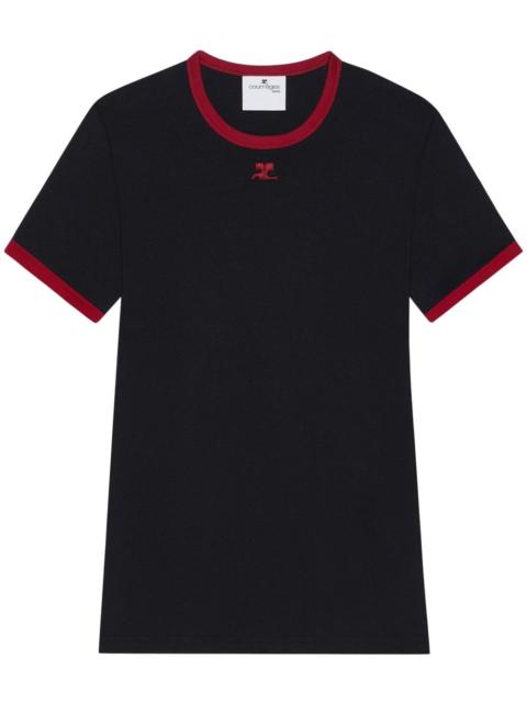 Signature contrast T-shirt