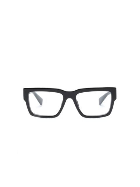 logo-plaque rectangle-frame glasses