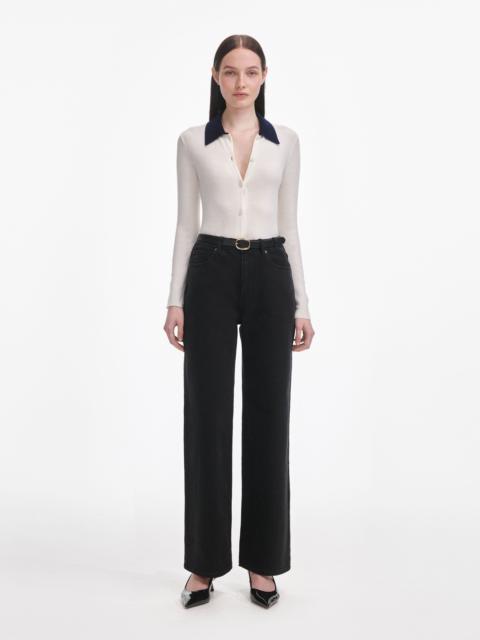 Black Straight Leg Jeans