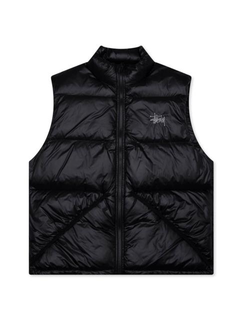 MICRO RIPSTOP DOWN VEST - BLACK
