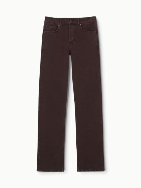 STAUD TEDDY STRAIGHT JEAN EARTH