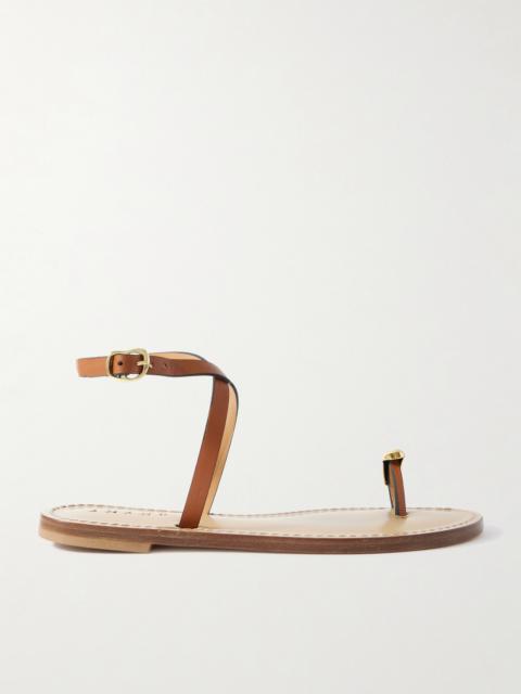 The Kigali Embellished Leather Sandals