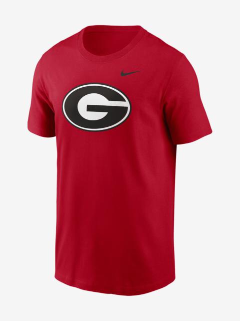 Georgia Bulldogs Primetime Evergreen Logo Nike Men's College T-Shirt