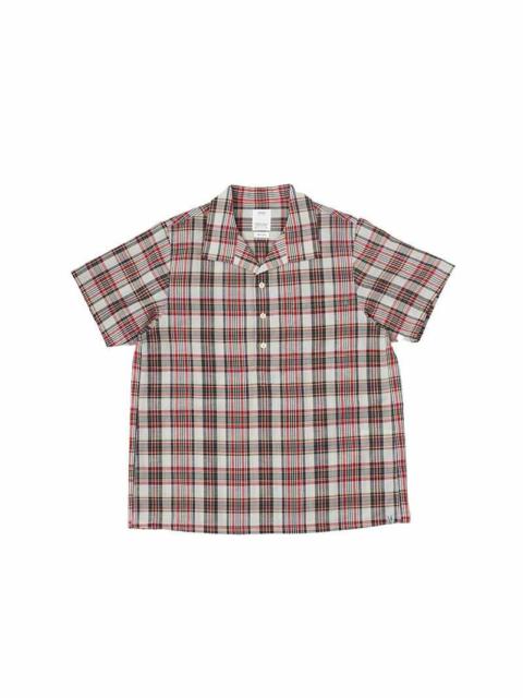 FAIRWAY P.O. SHIRT S/S MADRAS RED