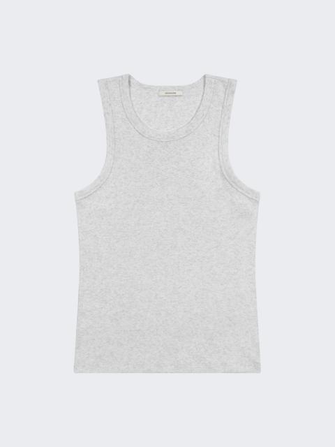 Rib Tank Top Heather Grey
