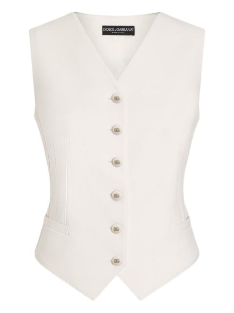buttoned gilet