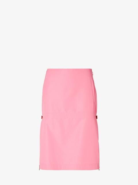 Skirt Pink technical viscose skirt