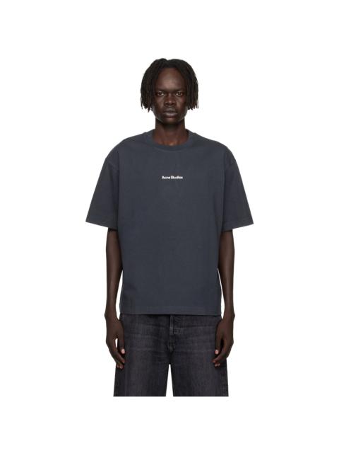 Black Stamp Logo Relaxed Fit T-shirt