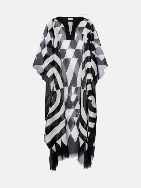 Printed cotton kaftan