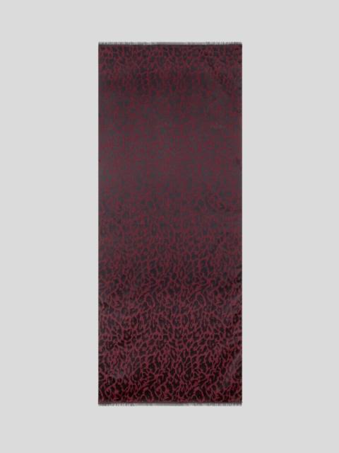 WOOL-BLEND SCARF WITH ANIMAL MOTIF