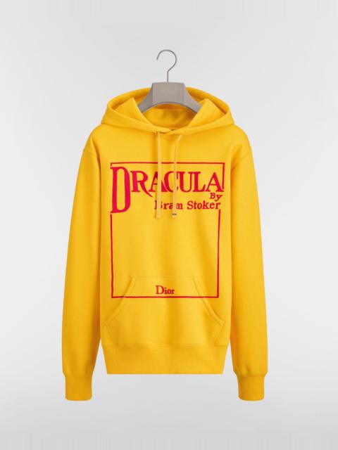 Hooded Sweatshirt with Book Cover Embroidery