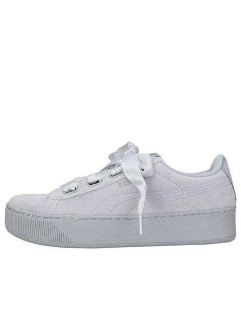 (WMNS) PUMA Vikky Platform Ribbon Grey/White 366418-02