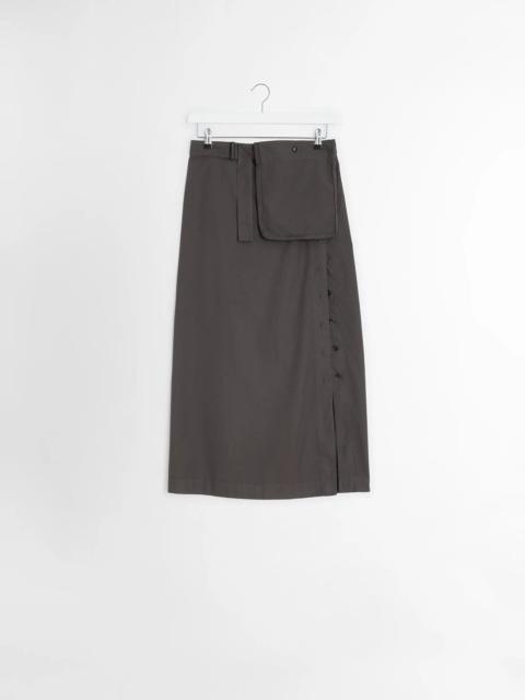 BUTTONED LONG SKIRT