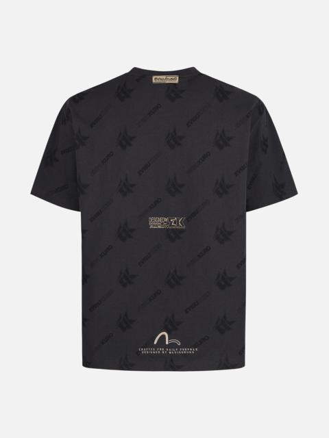 Monogram Logo Print Relax Fit T-shirt
