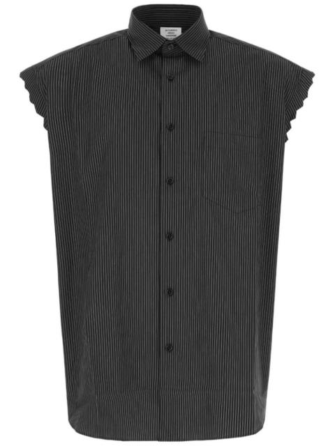 ribbed poplin shirt