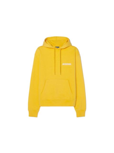 Jacquemus Le Sweatshirt Hooded Sweatshirt Yellow