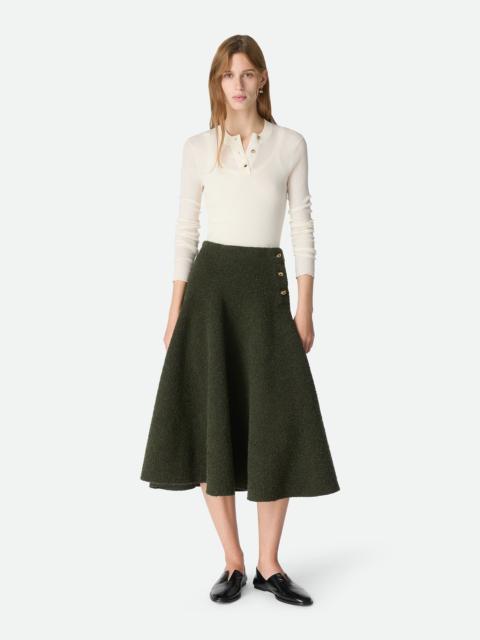 Wool Bouclé Skirt