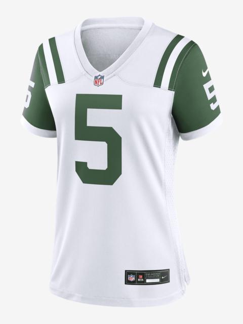 Garrett Wilson New York Jets Women's Nike NFL Game Football Jersey