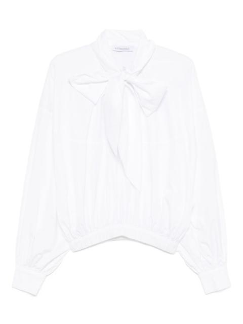 bow-detailed blouse