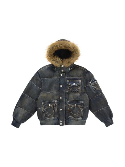Supreme True Religion Puffer Jacket Navy