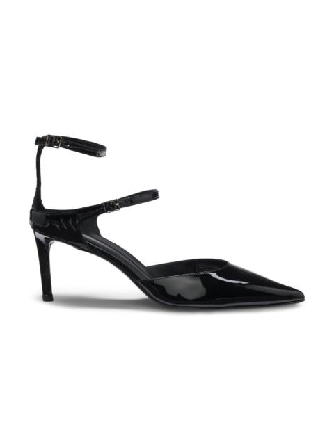 STRAP-DETAIL PUMPS IN PATENT LEATHER