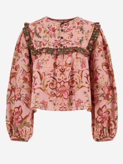 Barbour x FARM Rio Cami Blouse