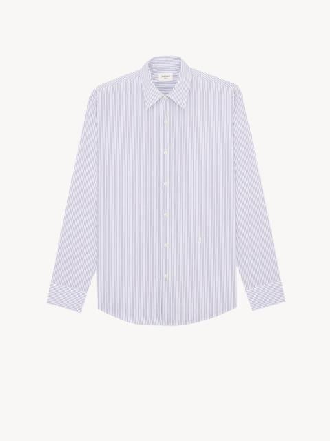 CASSANDRE SHIRT IN STRIPED COTTON POPLIN