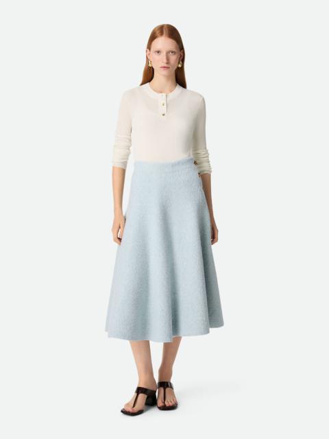Wool Boucle Skirt