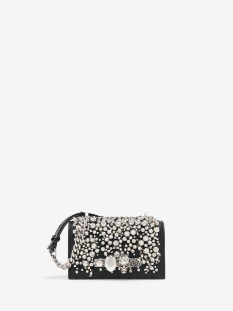 Crystal Embroidery Mini Jewelled Satchel