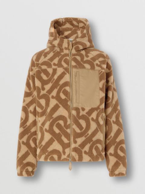 Monogram Fleece Jacquard Hooded Top