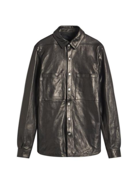 Rick Owens Leather Outershirt