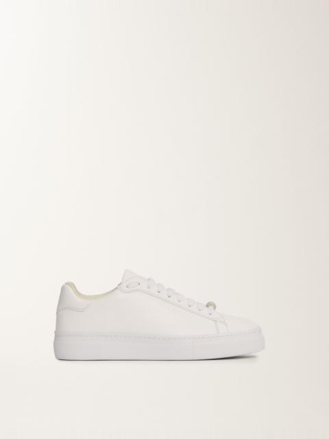 Grain leather sneakers