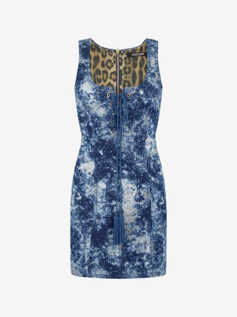 Mini Dress With Discoloration