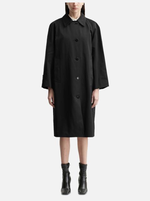 NYLON VOLUME BALMACAAN TRENCH