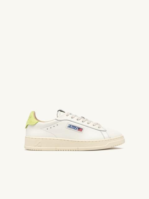 DALLAS LOW SNEAKERS IN DAIQUIRI GREEN AND MARSHMALLOW LEATHER