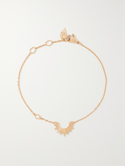 Sunlight 18-karat Rose Gold Diamond Bracelet