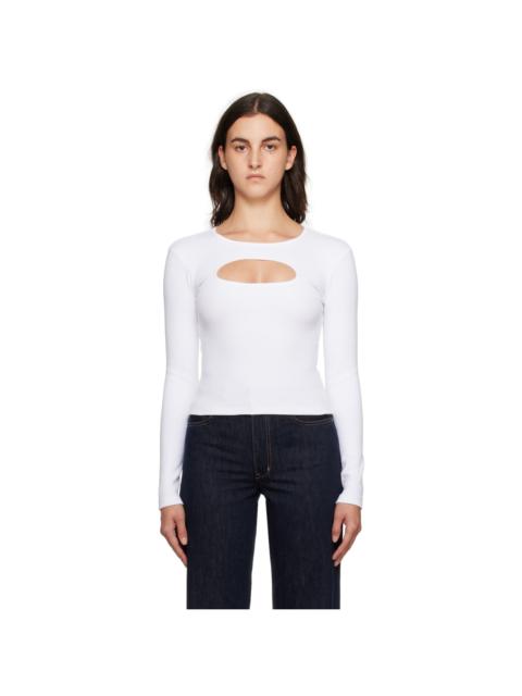 White Switch Long Sleeve T-Shirt