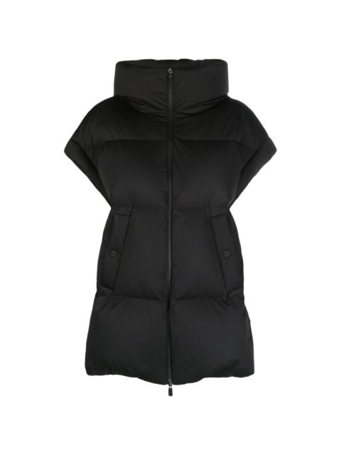 short-sleeve down jacket