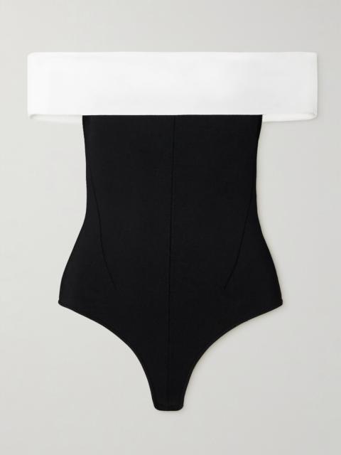 Aria Stretch-knit Bodysuit